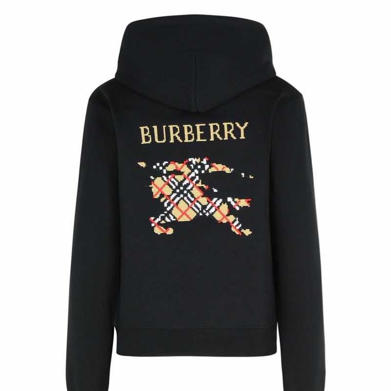 Burberry 女士 抽繩連帽衛衣XS S M L XL碼-3