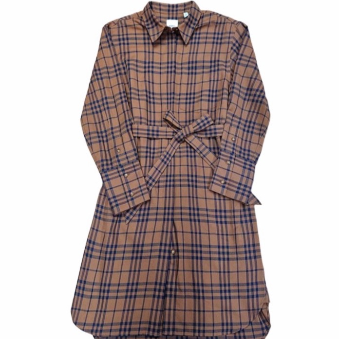 Burberry 女士 襯衫式連衣裙UK-8 UK-14碼-0