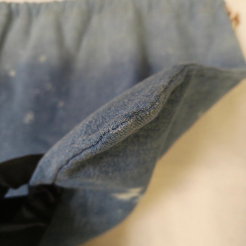 🫅女神購物節狂降(原$12800)‼️只到3/15⏰【8成新】㊣✨ LOEWE ✨羅威(附防塵袋)牛仔 藍色金魚 印花 束口包 手提包 肩背包/二手包/二手精品🌳二手樹屋🌳-20