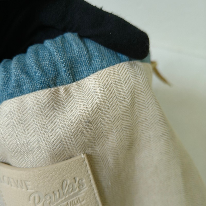 🫅女神購物節狂降(原$12800)‼️只到3/15⏰【8成新】㊣✨ LOEWE ✨羅威(附防塵袋)牛仔 藍色金魚 印花 束口包 手提包 肩背包/二手包/二手精品🌳二手樹屋🌳-31