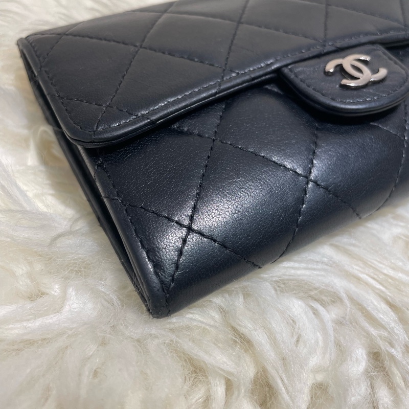 Chanel 羊皮長款咭包-2