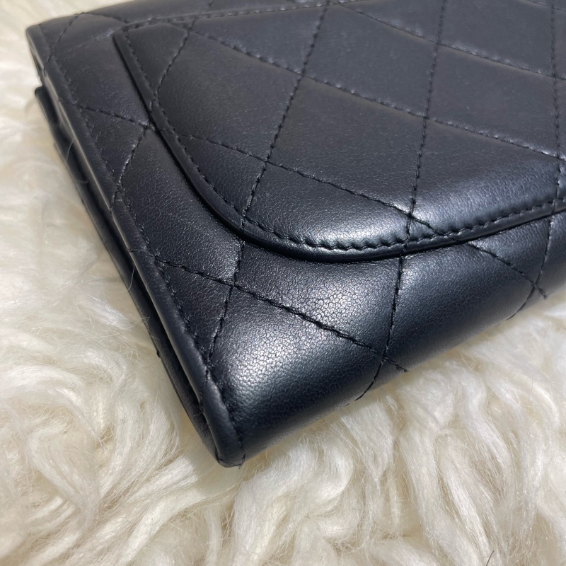 Chanel 羊皮長款咭包-4