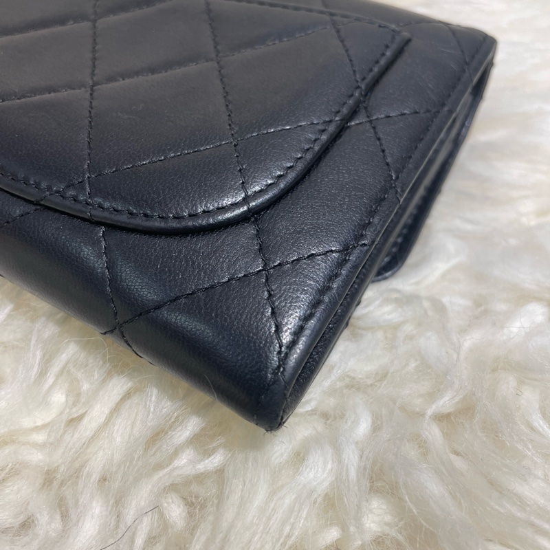 Chanel 羊皮長款咭包-5