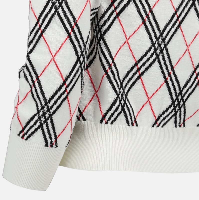 Burberry 女士 格紋針織套衫M L碼-2