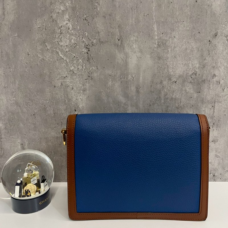 Louis Vuitton LV Dauphine 達芙妮 拼藍色斜背包-1