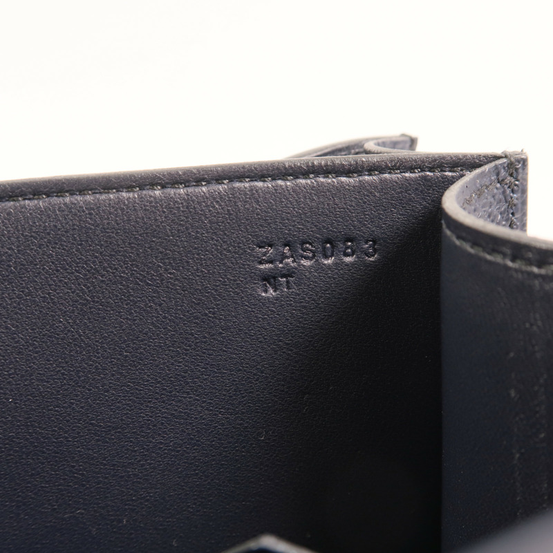 HERMES Epsom皮革Constance24金扣肩背袋Bleu Indigo-6