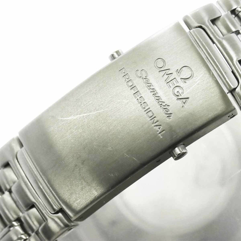 歐米茄海馬系列專業300公尺GMT腕錶 2535 80 男士腕錶，附日期顯示，海軍藍錶盤，自動機械錶-6