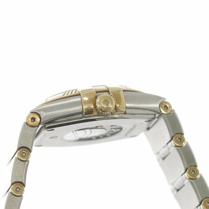 歐米茄星座系列 123 20 27 60 52 001 女士腕錶，鑲嵌 12 顆鑽石，銀質及 18K 黃金自動上鍊錶殼。-5