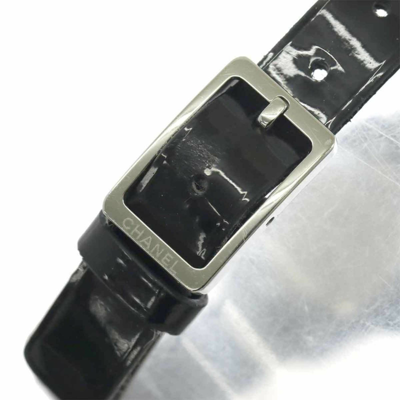 香奈兒 J12 XS H4663 女士鑲鑽錶圈黑色陶瓷石英腕錶-6