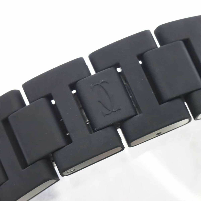 卡地亞 Pasha Seatimer W3140003 女士腕錶，附日期顯示，黑色石英機芯-6