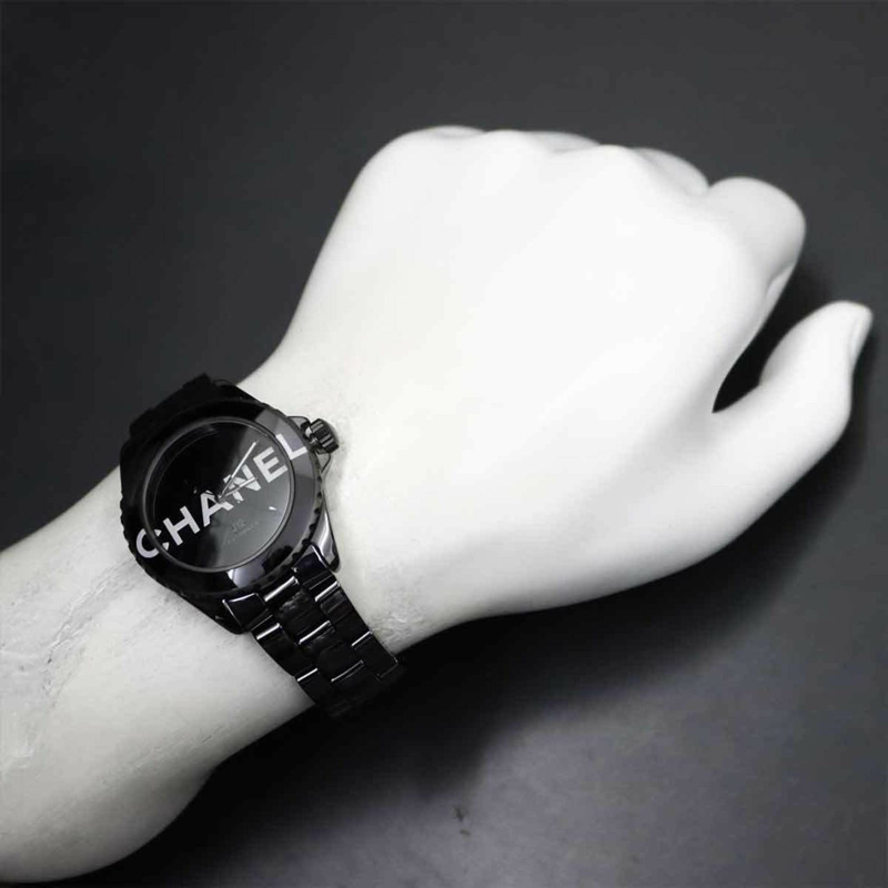 香奈兒 J12 38毫米 Wanted de H7418 男士腕錶，黑色陶瓷錶殼，日期顯示，自動上鍊-3