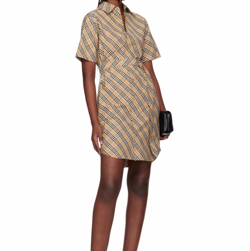 Burberry 女士 短袖連衣裙UK-2 UK-4 UK-6 UK-8 UK-10 UK-14碼-3