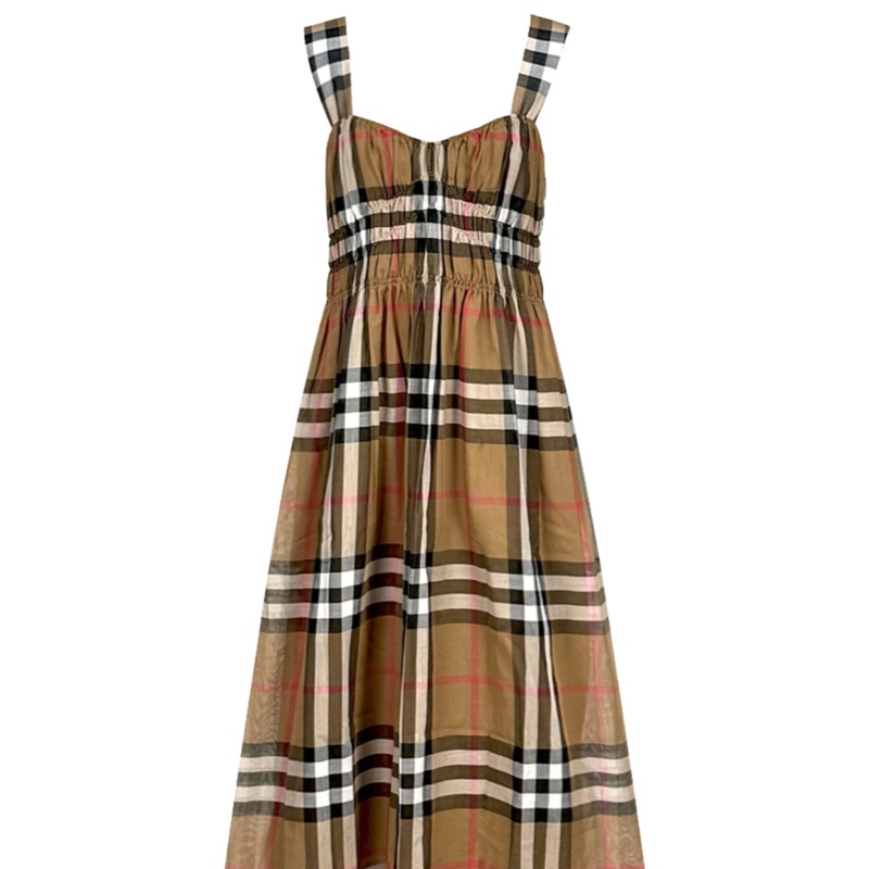 Burberry 女士 格子連衣裙UK-4 UK-6 UK-8 UK-10 UK-12 UK-14 UK-16碼-0