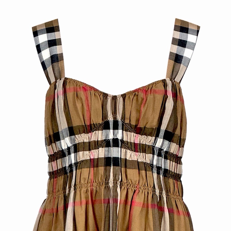 Burberry 女士 格子連衣裙UK-4 UK-6 UK-8 UK-10 UK-12 UK-14 UK-16碼-3