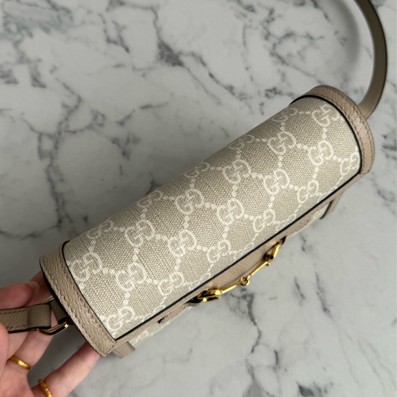 Gucci燕麥色pvc195斜背包 超好看❤️🔥❤️🔥-1