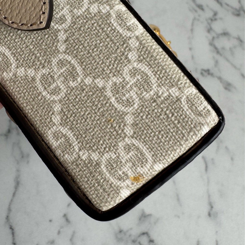 Gucci燕麥色pvc195斜背包 超好看❤️🔥❤️🔥-3