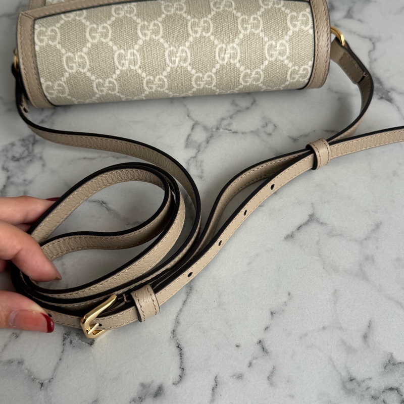 Gucci燕麥色pvc195斜背包 超好看❤️🔥❤️🔥-25