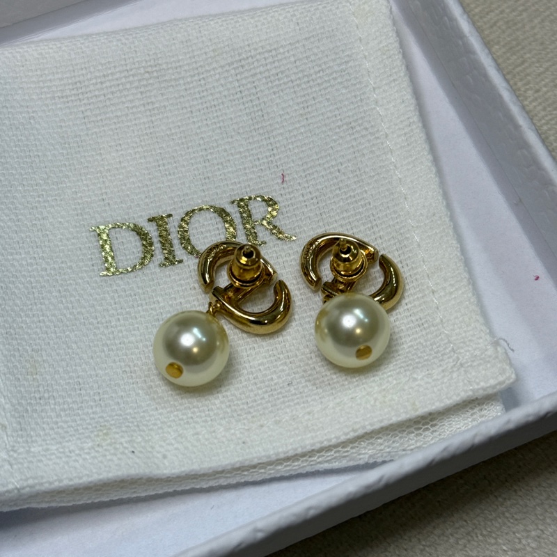 Dior CD Navy 耳環-1