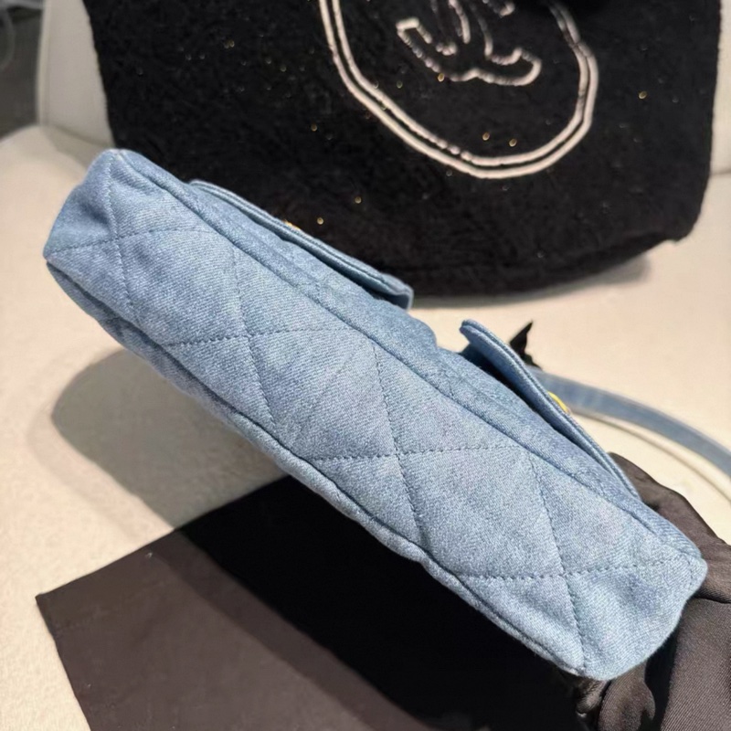 Chanel香奈儿 25c hobo牛仔嬉皮包-9