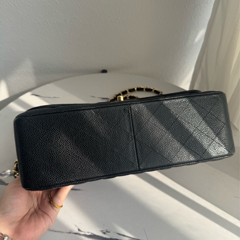 Chanel黑荔枝金雙C jumbo 誰背誰好看❤️🔥❤️🔥-2