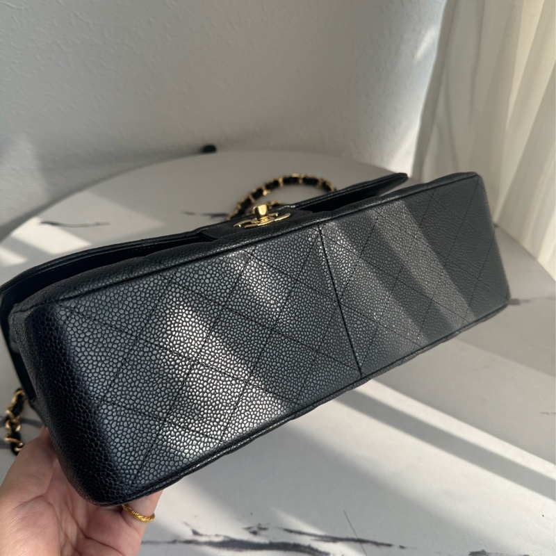 Chanel黑荔枝金雙C jumbo 誰背誰好看❤️🔥❤️🔥-3