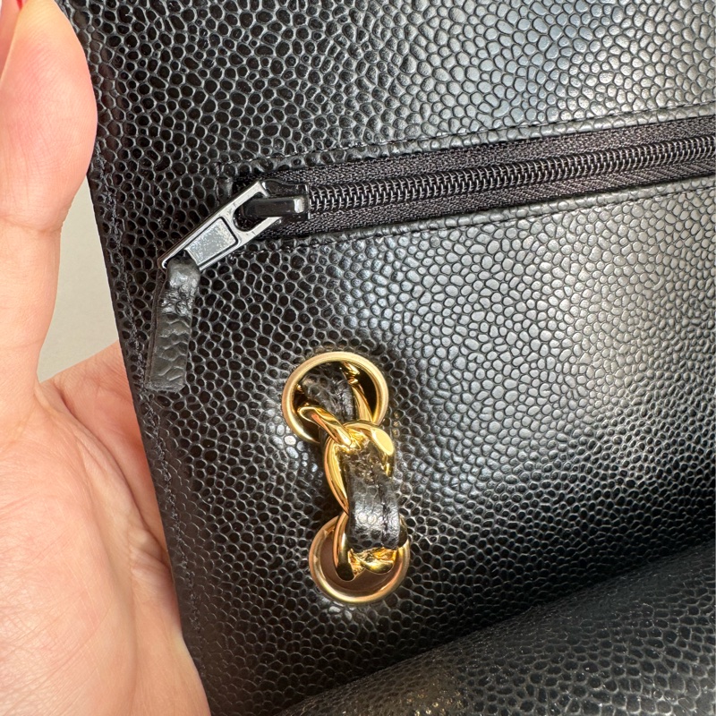 Chanel黑荔枝金雙C jumbo 誰背誰好看❤️🔥❤️🔥-17