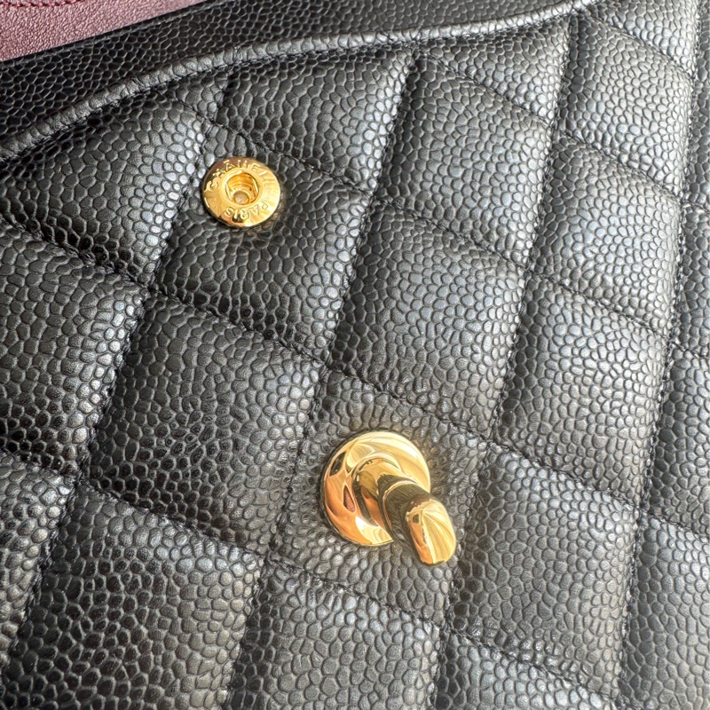 Chanel黑荔枝金雙C jumbo 誰背誰好看❤️🔥❤️🔥-22