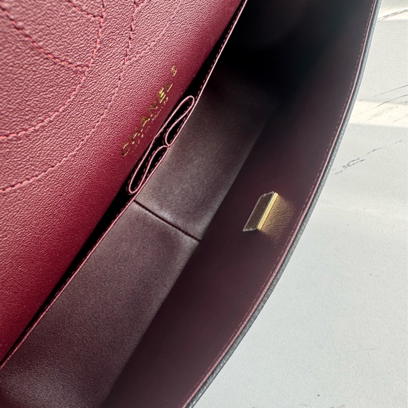 Chanel黑荔枝金雙C jumbo 誰背誰好看❤️🔥❤️🔥-24