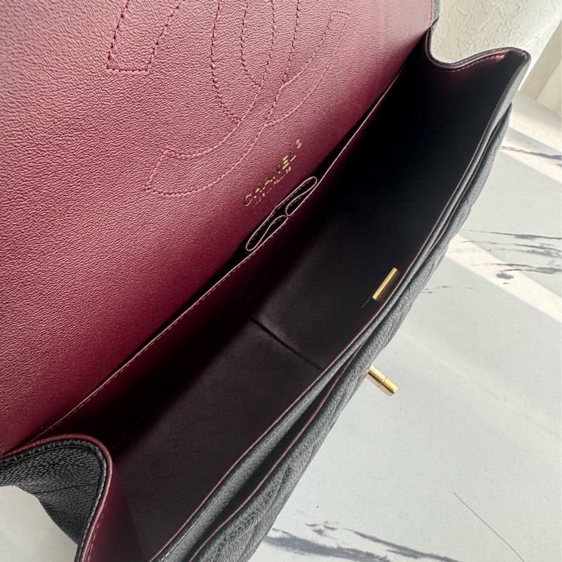 Chanel黑荔枝金雙C jumbo 誰背誰好看❤️🔥❤️🔥-26