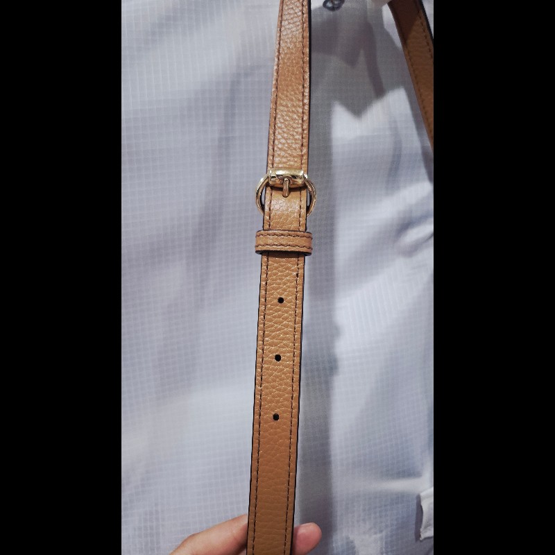 Gucci 536194 經典SOHO系列雙G LOGO 流蘇肩背/斜背兩用包(膚色)-2