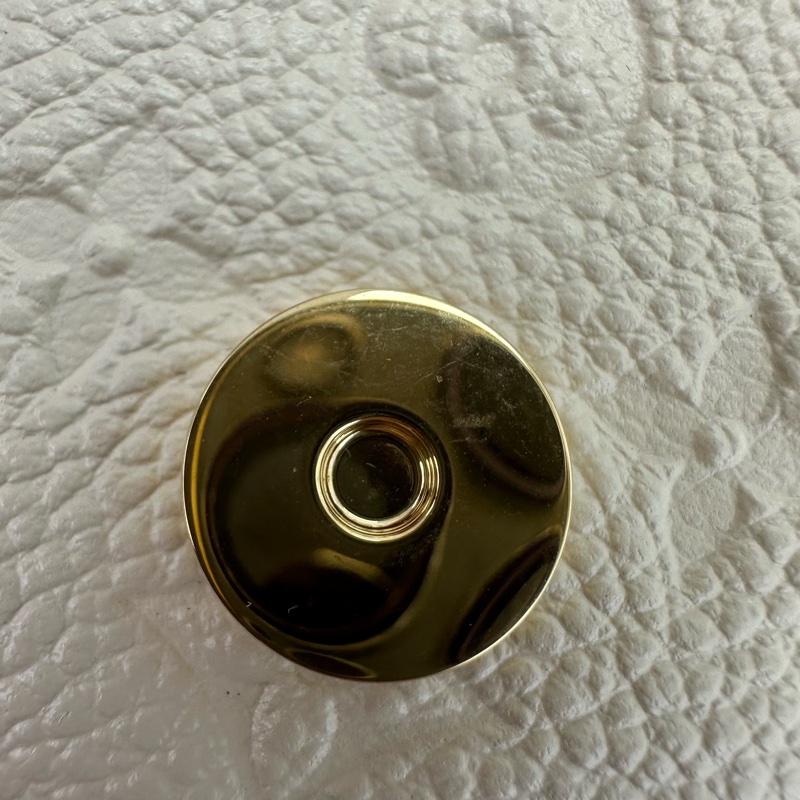 LV BACKUP 奶油色真皮壓紋背包 晶片款 2025年-10