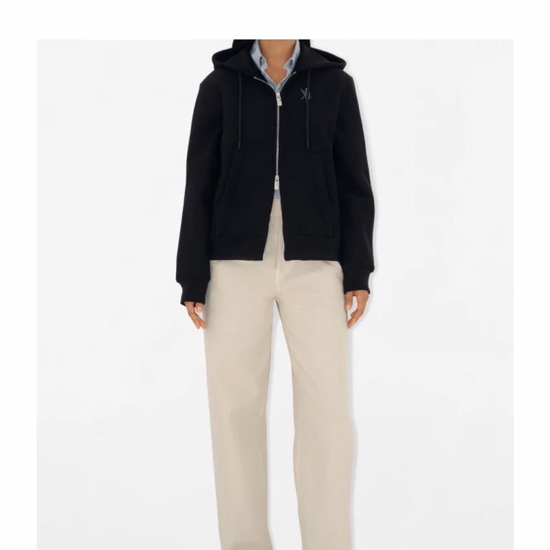 Burberry 女士 徽標連帽衛衣XXS XS S M L碼-5