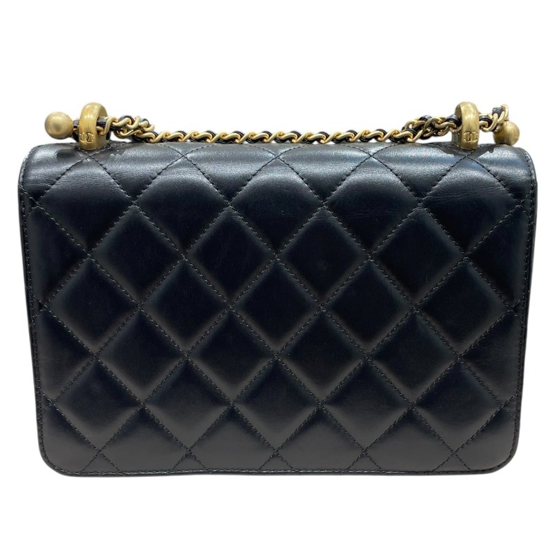 CHANEL 香奈兒 21A PERFECT FIT MINI FLAP 皮革 肩背包 黑色 金釦-1