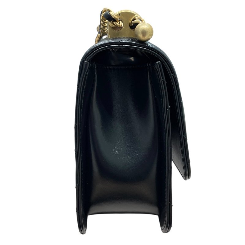 CHANEL 香奈兒 21A PERFECT FIT MINI FLAP 皮革 肩背包 黑色 金釦-2