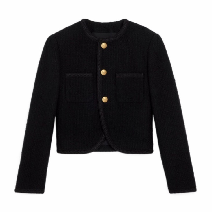 Celine 女士 長袖羊毛休閒夾克FR-34 FR-36 FR-38 FR-40 FR-42 FR-44碼-4