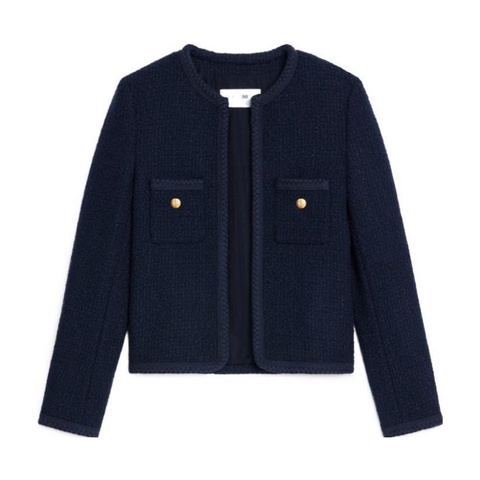 Celine 女士 羊毛混紡粗花呢獵裝夾克FR-34 FR-36 FR-40 FR-42碼