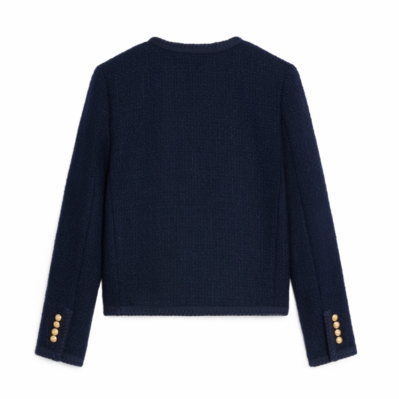 Celine 女士 羊毛混紡粗花呢獵裝夾克FR-34 FR-36 FR-40 FR-42碼-5