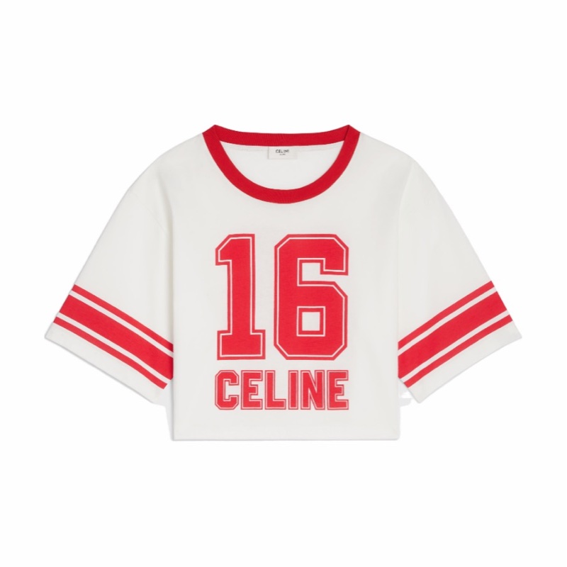 Celine 女士 圓領短袖T恤XS S M L碼-4