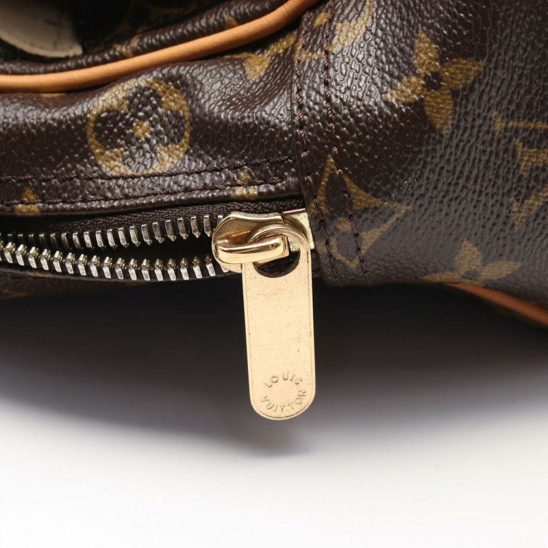 棕色 原花帆布 Manhattan PM 手提包【LOUIS VUITTON LV 路易威登】 M40026-6