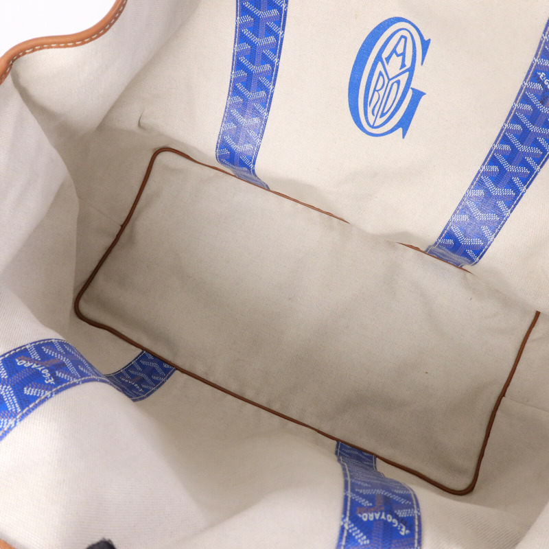 GOYARD 塗層帆布Pertuis GM銀扣手挽袋-4