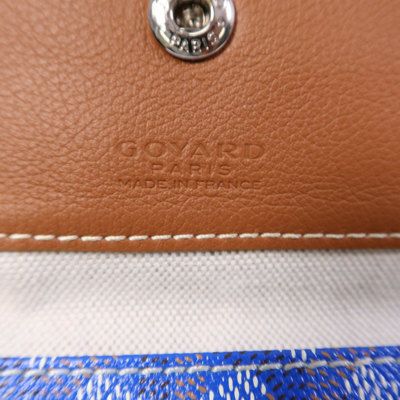 GOYARD 塗層帆布Pertuis GM銀扣手挽袋-5