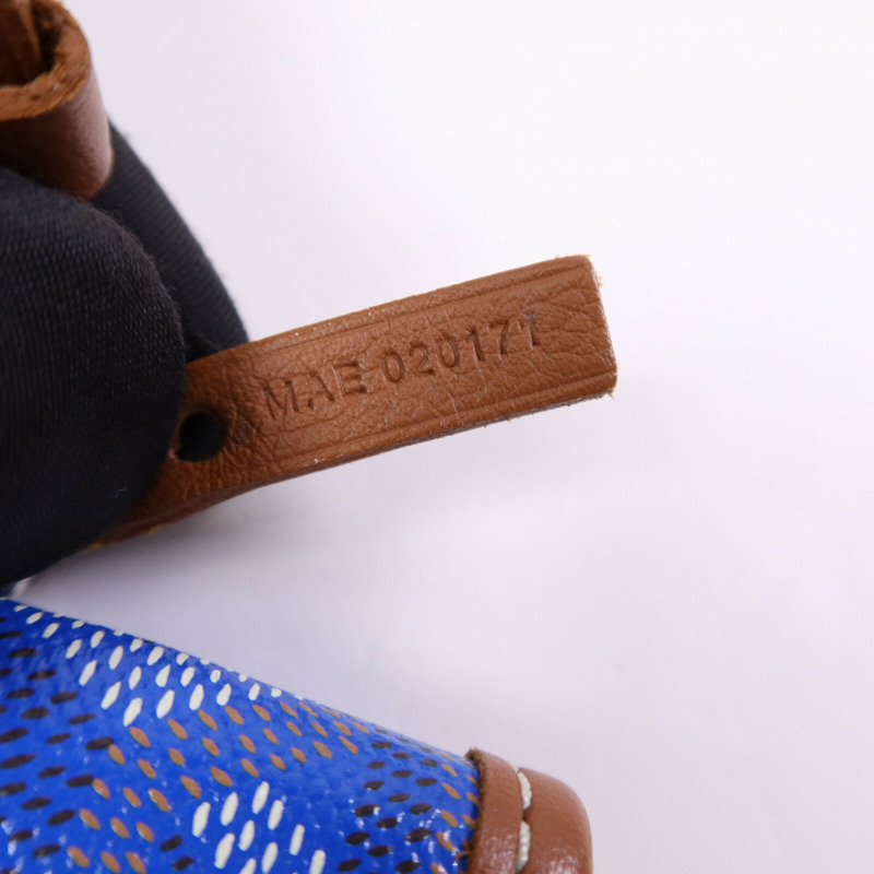 GOYARD 塗層帆布Pertuis GM銀扣手挽袋-7