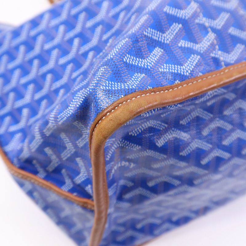 GOYARD 塗層帆布Pertuis GM銀扣手挽袋-11