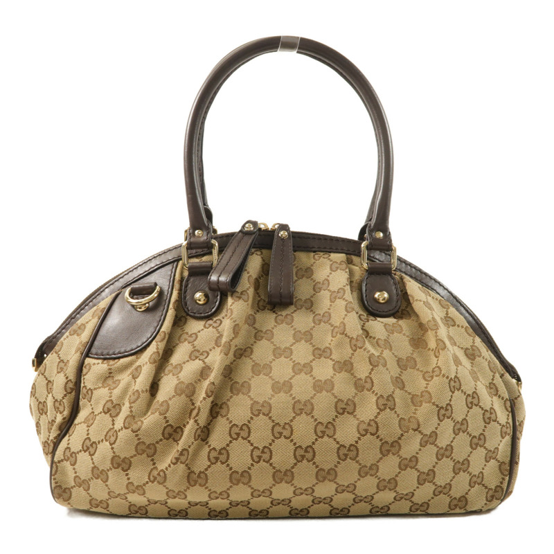 GUCCI 帆布Sukey金扣手挽肩背兩用袋-1