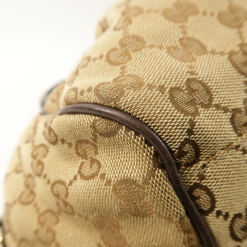 GUCCI 帆布Sukey金扣手挽肩背兩用袋-11