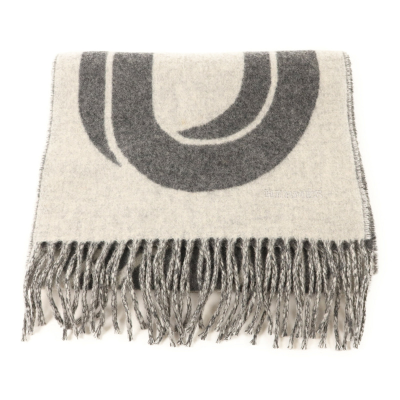 HERMES 羊絨Scarf圍巾-9