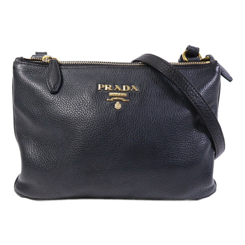PRADA 牛皮皮革Shoulder Bag金扣肩背袋