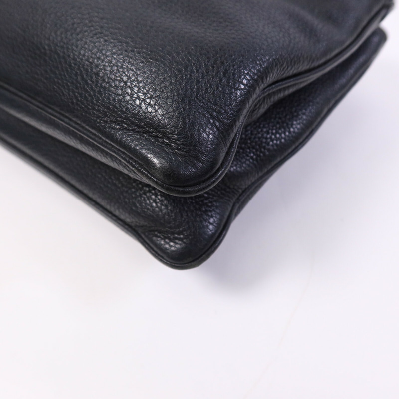 PRADA 牛皮皮革Shoulder Bag金扣肩背袋-13