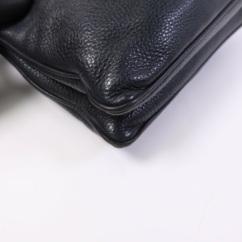 PRADA 牛皮皮革Shoulder Bag金扣肩背袋-14