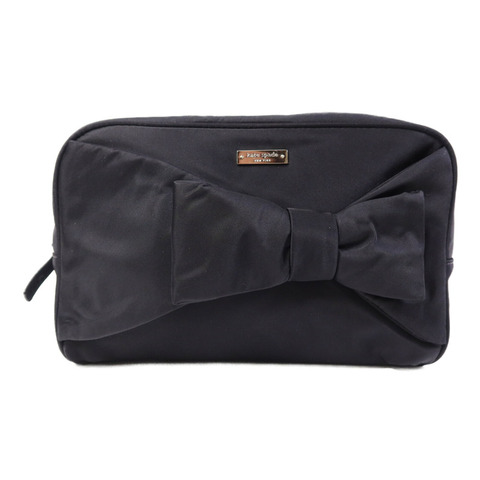 Kate Spade 尼龍Pouch銀扣手拿包